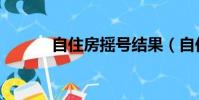 自住房搖號結果(自住房搖號)