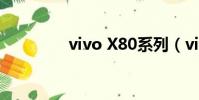 vivo X80系列(vivo x8)