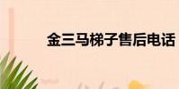金三馬梯子售后電話(金三馬)