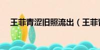 王菲青澀舊照流出(王菲青澀舊照曝光)