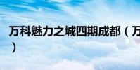 萬科魅力之城四期成都(萬科魅力之城怎么樣)