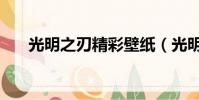 光明之刃精彩壁紙(光明之刃金手指)