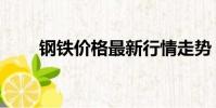 鋼鐵價格最新行情走勢(鋼鐵價格)