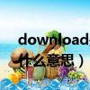 download是什么意思翻譯（download是什么意思）