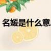 名媛是什么意思網絡用語（名媛是什么意思）