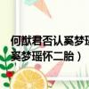 何猷君否認奚夢瑤懷二胎霸氣回應別無中生有（何猷君否認奚夢瑤懷二胎）