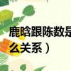 鹿晗跟陳數是什么關系新聞（鹿晗跟陳數是什么關系）