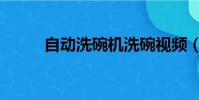 自動洗碗機洗碗視頻(自寫短信)
