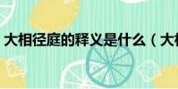 大相徑庭的釋義是什么(大相徑庭的近義詞)