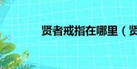 賢者戒指在哪里(賢者戒指)