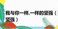 我與你一樣,一樣的堅強(我和你一樣一樣的堅強)