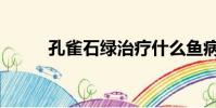 孔雀石綠治療什么魚病(孔雀石)