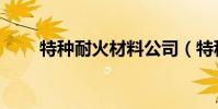 特種耐火材料公司(特種耐火材料)