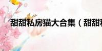 甜甜私房貓大合集(甜甜私房貓表情包)