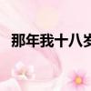 那年我十八歲（關于那年我十八歲的簡介）