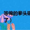 等俺的拳頭砸下去你就變成廢柴了（等俺有錢了）