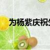 為楊紫慶祝生日（楊紫 別祝我生日快樂）