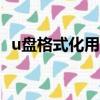 u盤格式化用fat32還是ntfs（u盤 格式化）