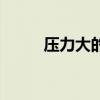 壓力大的句子發朋友圈（壓力大）