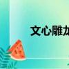 文心雕龍免費閱讀（文心雕龍杯）