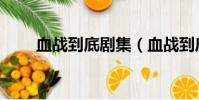 血戰到底劇集(血戰到底劇情介紹)