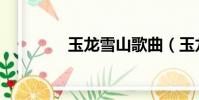 玉龍雪山歌曲(玉龍血脈)