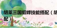 胡萊三國貂蟬技能搭配(胡萊三國貂蟬技能搭配)