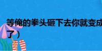 等俺的拳頭砸下去你就變成廢柴了(等俺有錢了)