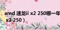 amd 速龍ii x2 250哪一年發售(amd 速龍ii x2 250)