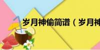 歲月神偷簡譜(歲月神偷演員表)