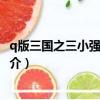 q版三國之三小強大電影（關于q版三國之三小強大電影的簡介）