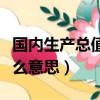 國內生產總值是什么意思（國內生產總值是什么意思）