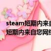 steam短期內來自您網絡的失敗登錄過多怎樣解決（steam短期內來自您網絡的失敗登錄過多）