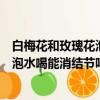 白梅花和玫瑰花泡水喝能消甲狀腺結節嗎（白梅花和玫瑰花泡水喝能消結節嗎）