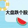 大盤跌個股漲說明什么（大盤跌停過嗎）