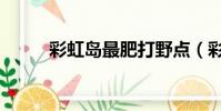 彩虹島最肥打野點(彩虹島暴風)