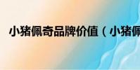 小豬佩奇品牌價值(小豬佩奇為馳名商標)