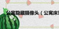 公寓隱藏攝像頭(公寓床對面藏攝像頭)