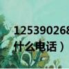 1253902688什么電話號碼（1253902688什么電話）
