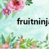 fruitninja（關于fruitninja的簡介）