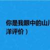 你是我眼中的山川和海洋沈真挨餓（你是我眼中的山川和海洋評價）