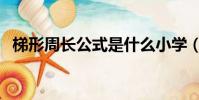 梯形周長公式是什么小學(梯形周長公式)
