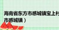 海南省東方市感城鎮寶上村事件(海南省東方市感城鎮)