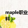 maple職業選手哪里人（maple職業選手資料）