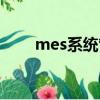 mes系統管理軟件（mes系統管理）