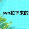 svn拉下來的項目怎么運行（svn拉取項目）