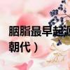 胭脂最早起源于哪個朝（胭脂最早起源于哪個朝代）