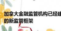 加拿大金融監管機構已經建立了針對黑市交易的新監管框架