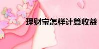 理財寶怎樣計算收益(理財寶)