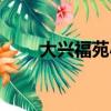 大興福苑小區房價（大興福苑小區）